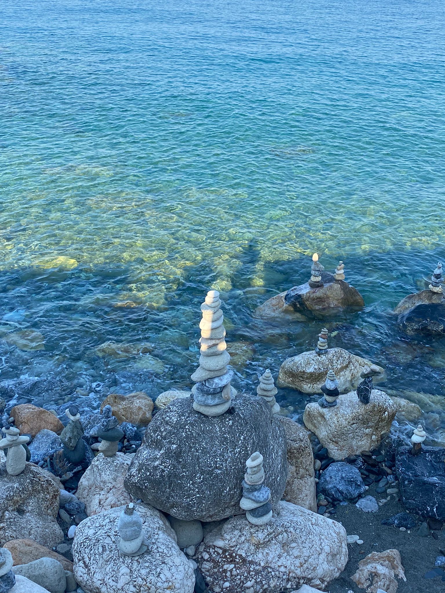 Stone balancing