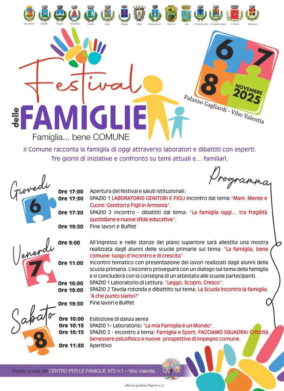 Programma Festival delle famiglie