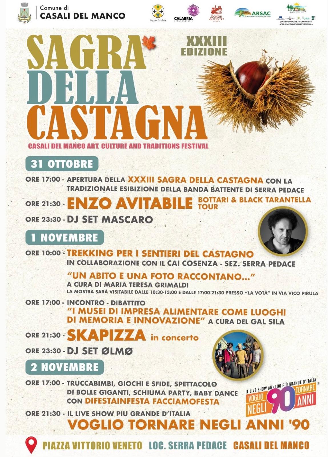 Programma Sagra della Castagna
