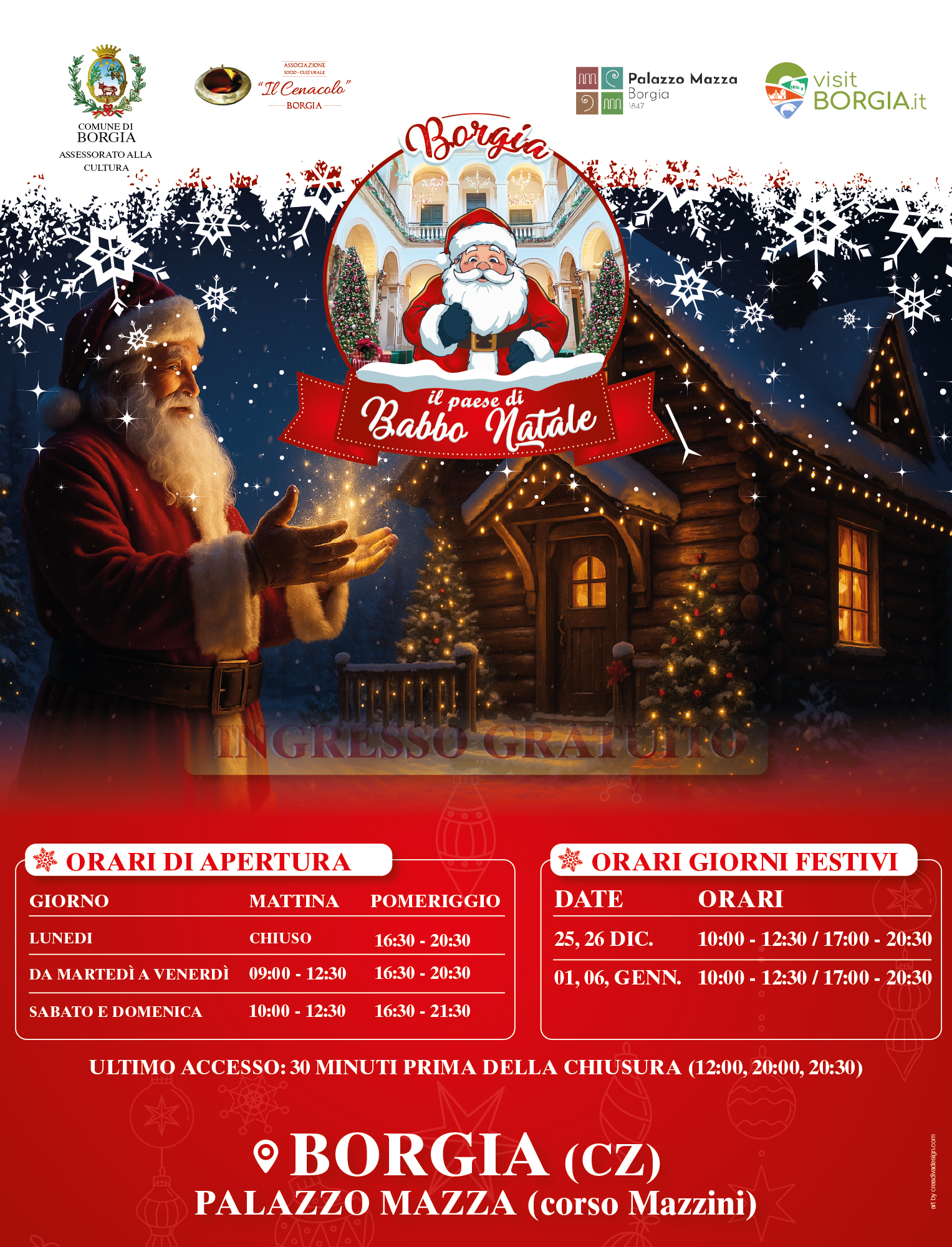 Casa di Babbo Natale Borgia