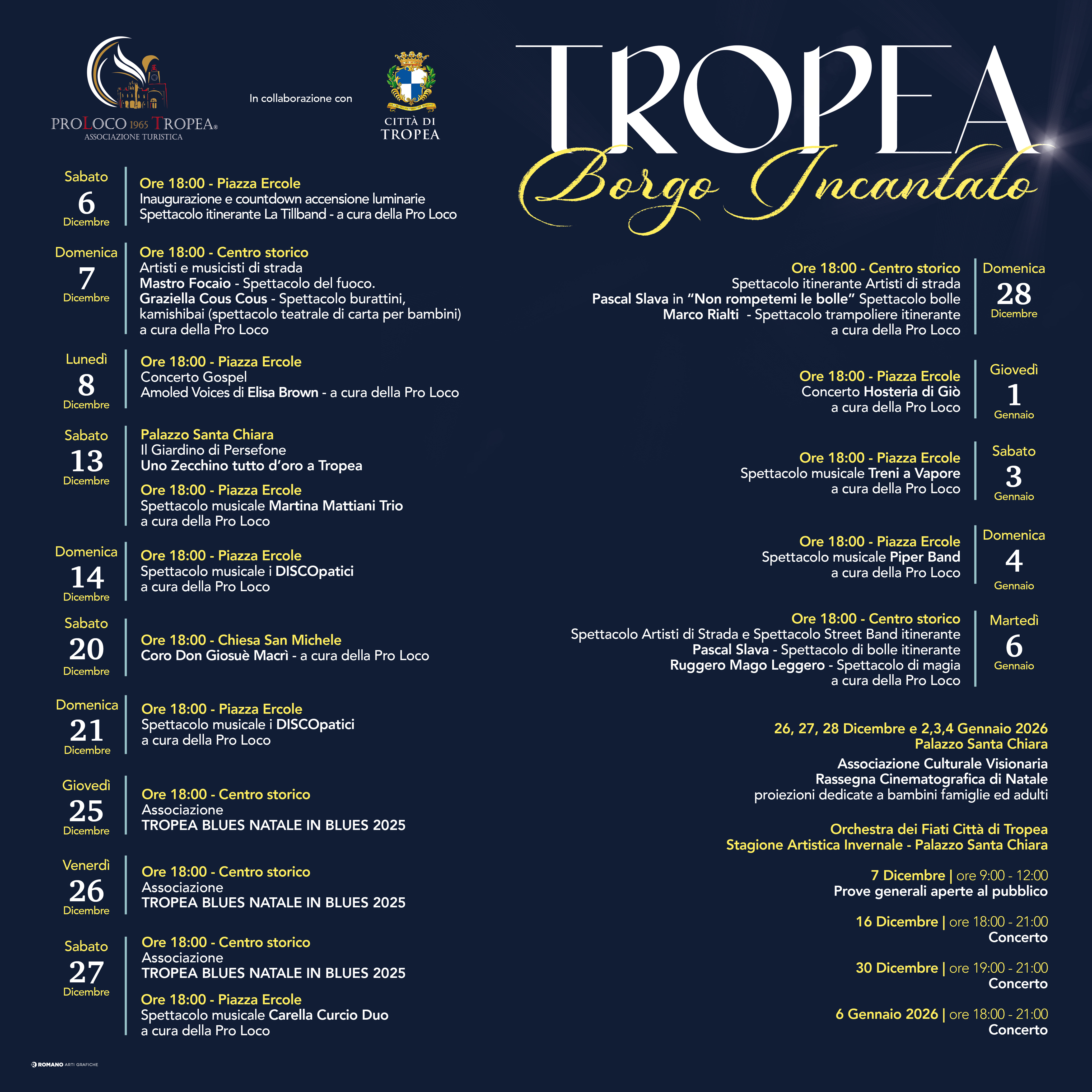 Programma Natale a Tropea