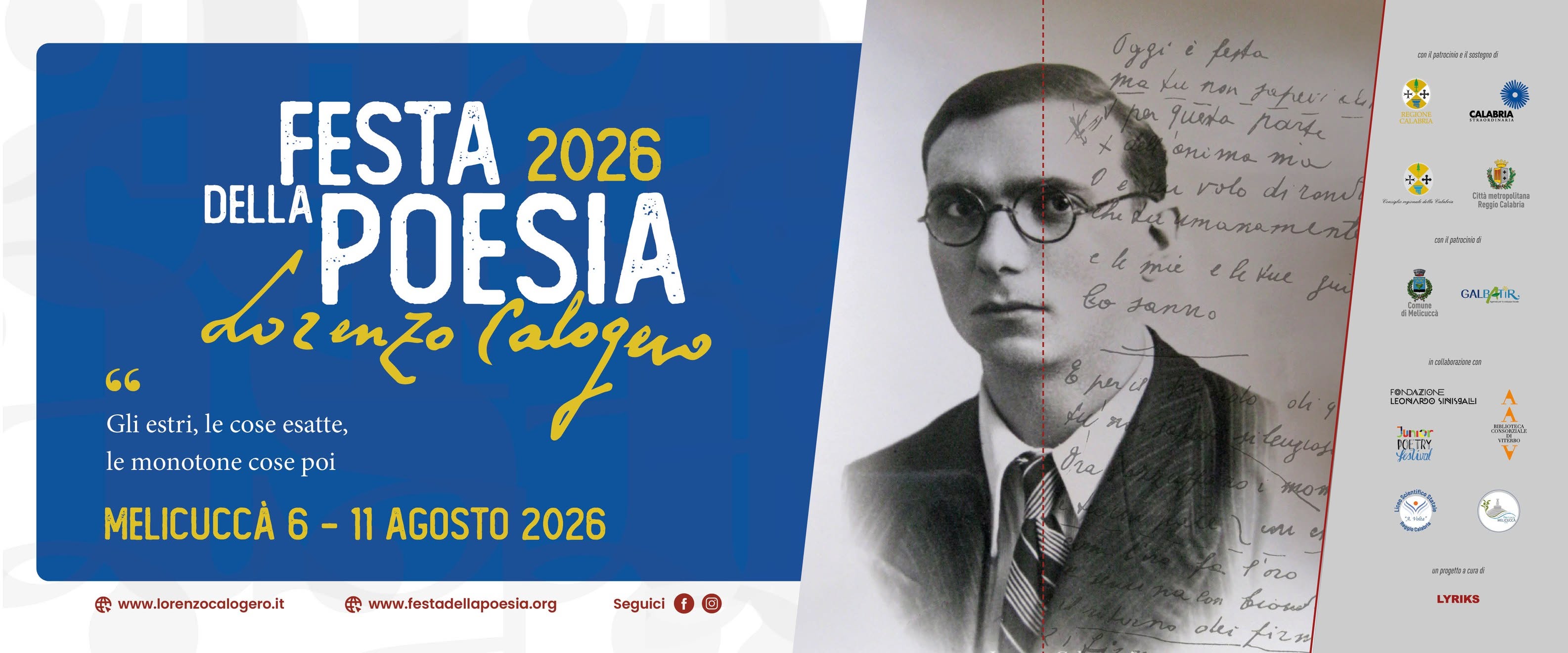 Rassegna stampa 2026 20 Festa della Poesia Lorenzo Calogero