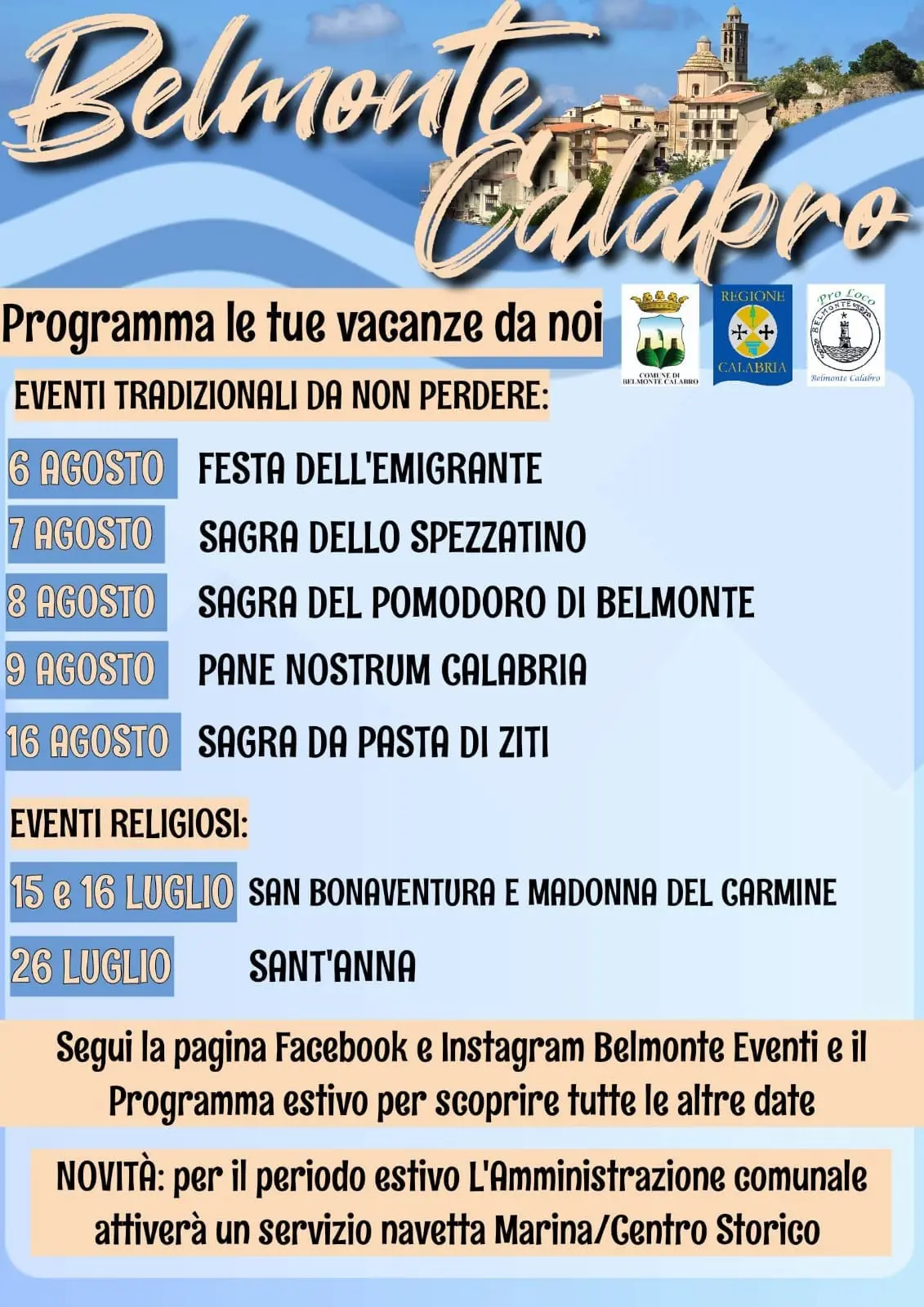 Belmonte Calabro eventi