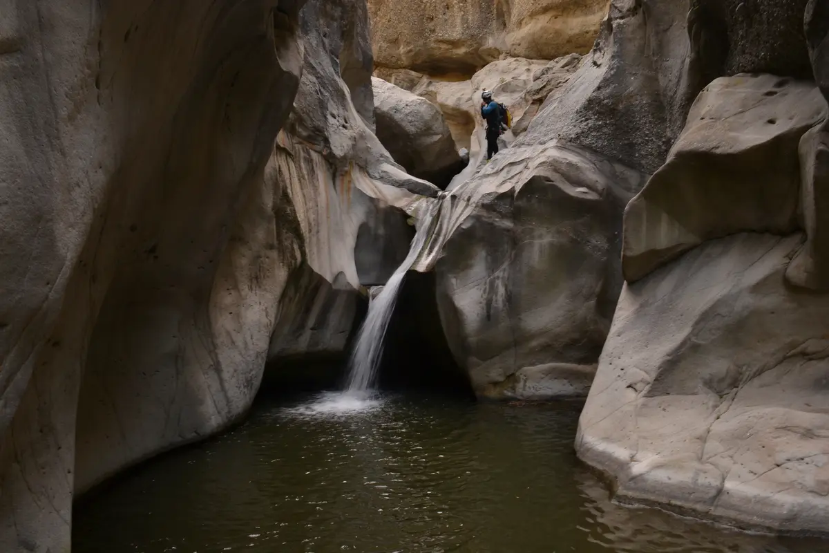 Canyoning in Aspromonte, lungo il Torrente Furria