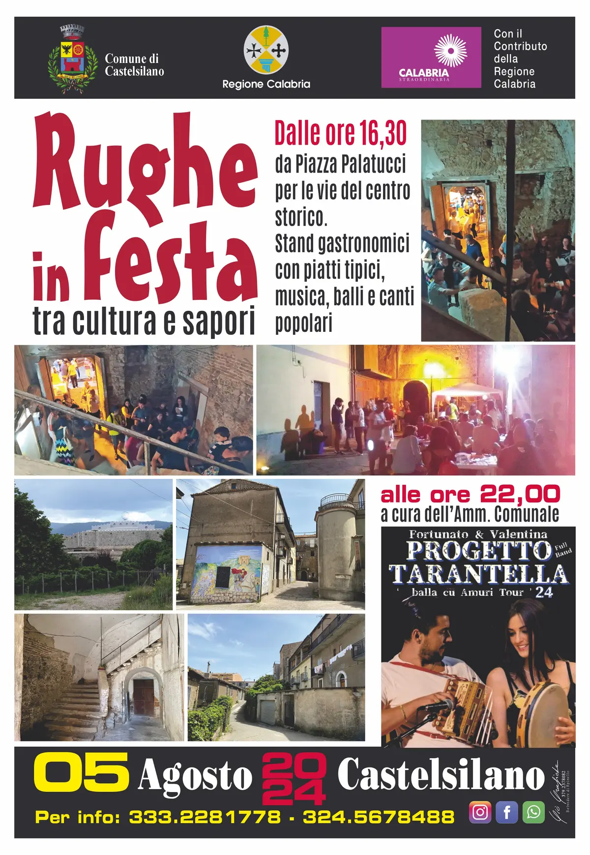 Manifesto-locandina Rughe in Festa Castelsilano