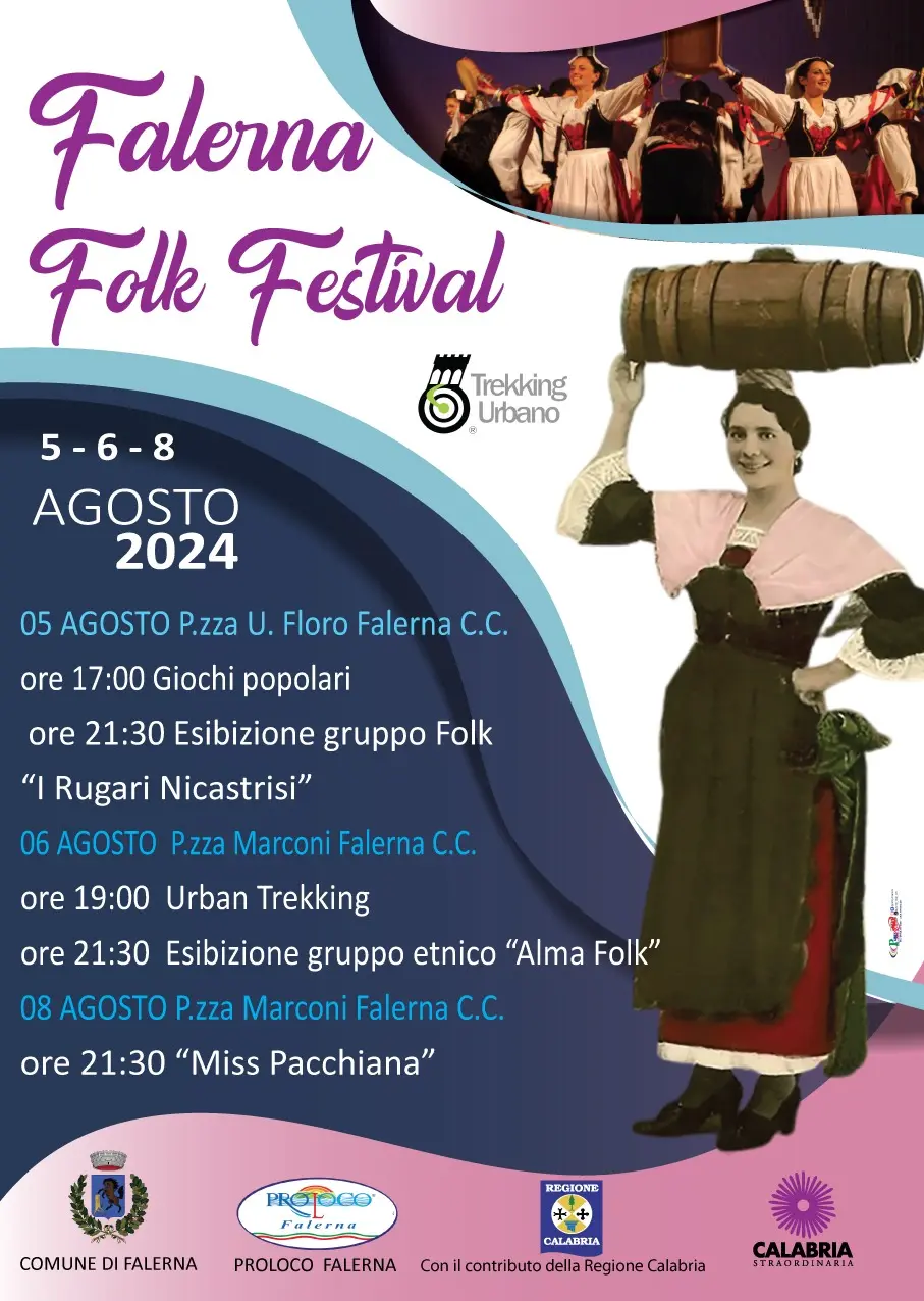 locandina Falern Folk Festival 2024