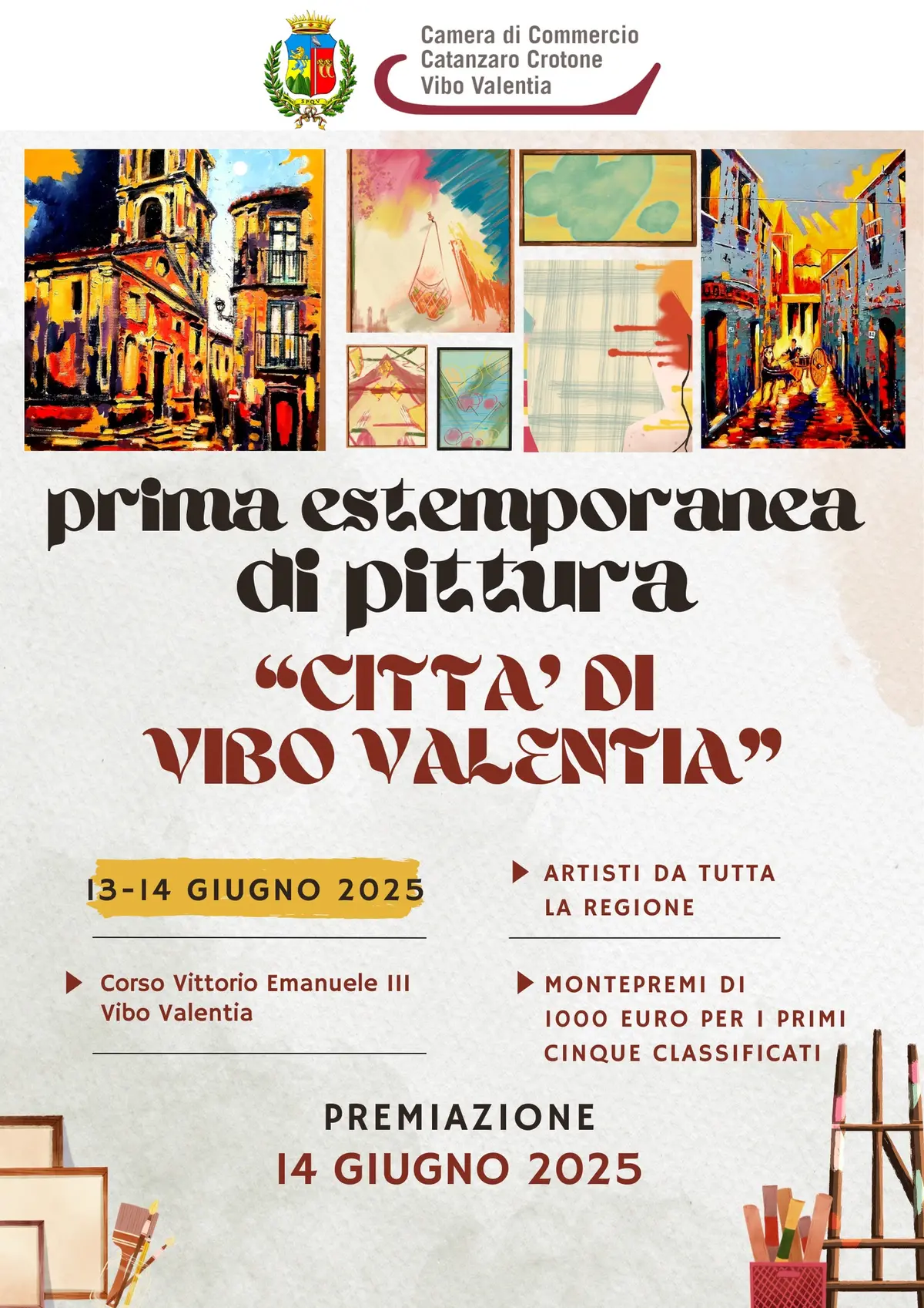 "City of Vibo Valentia" Extemporaneous Painting Exhibition