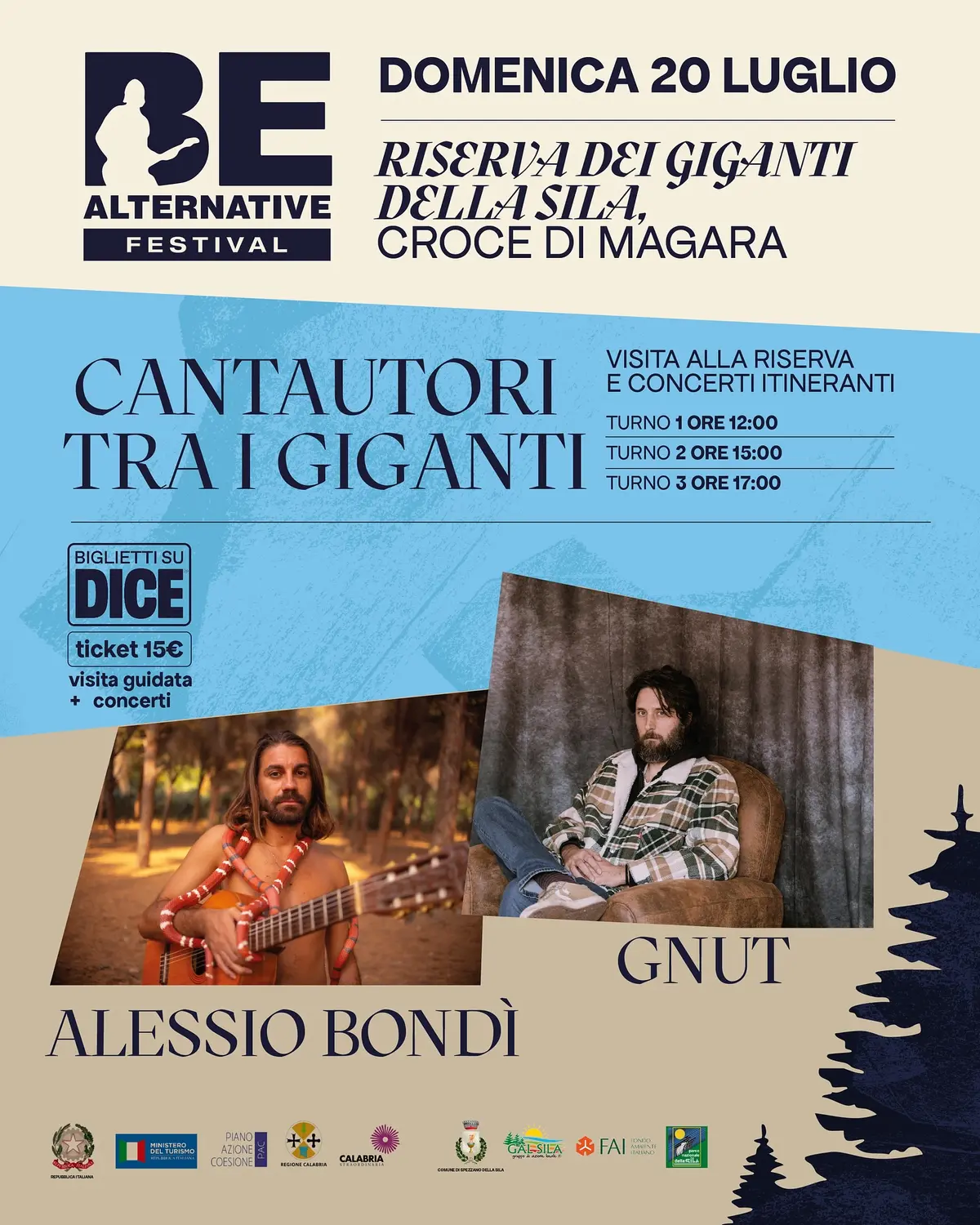 Cantautori tra i Giganti della Sila