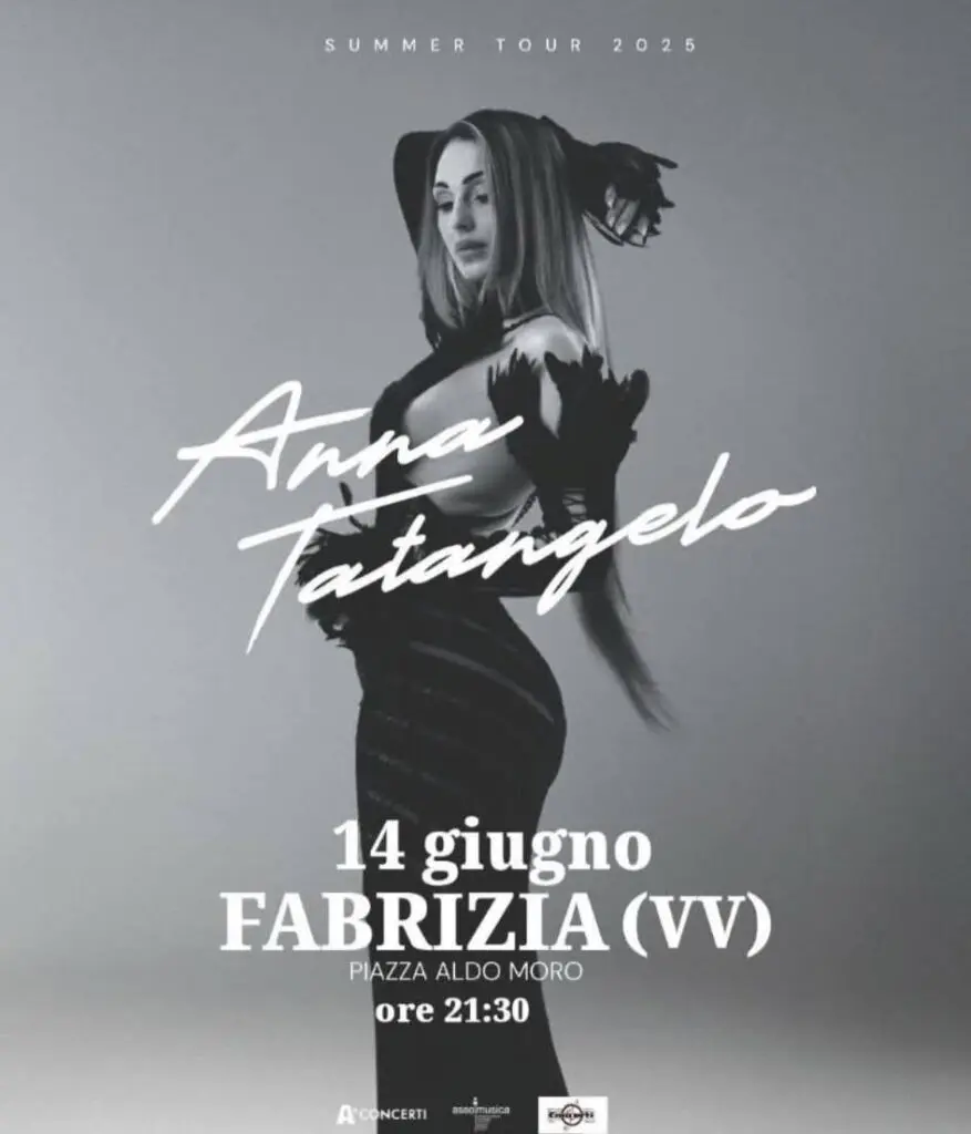 Locandina concerto Anna Tatangelo