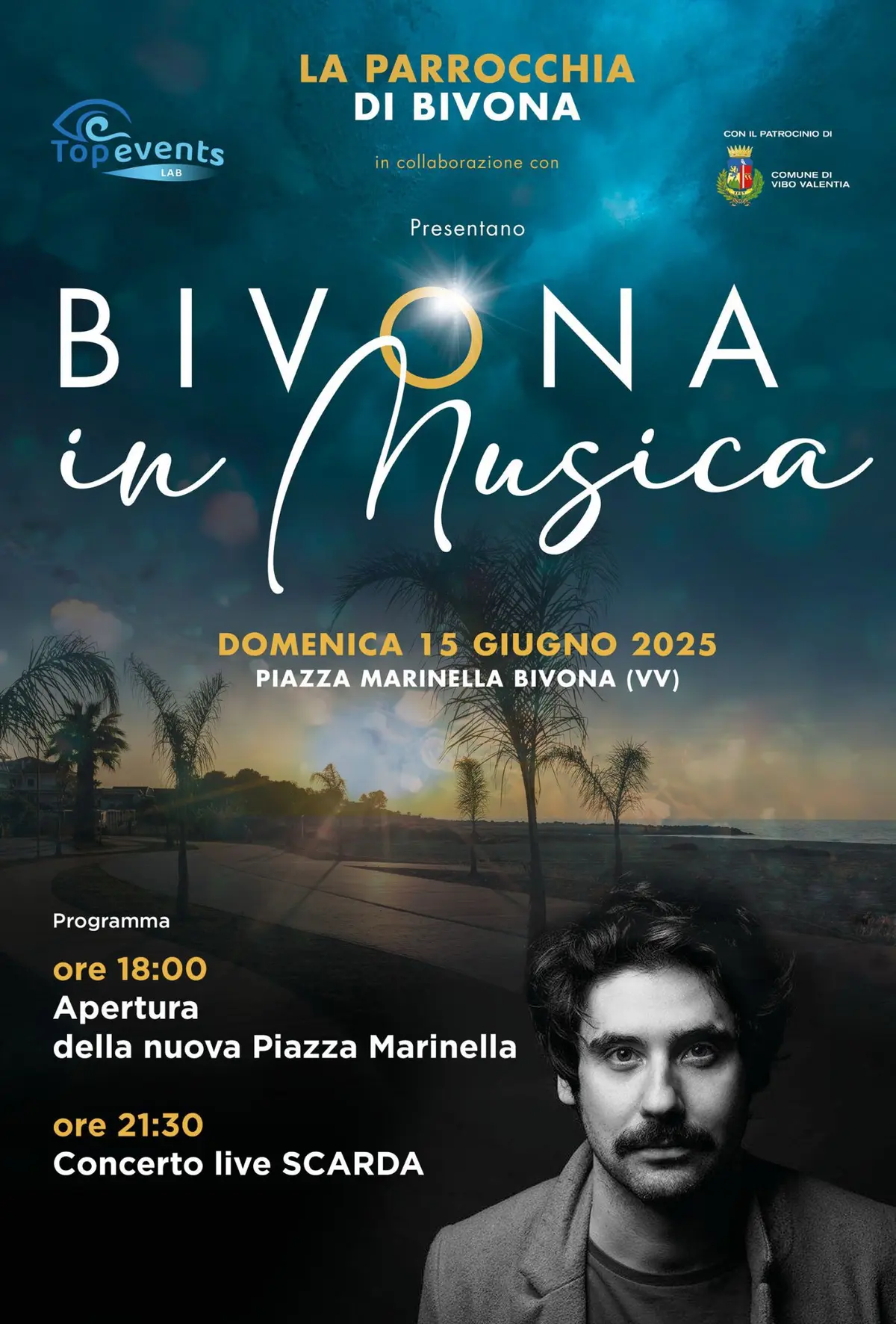 Locandina evento Bivona in musica