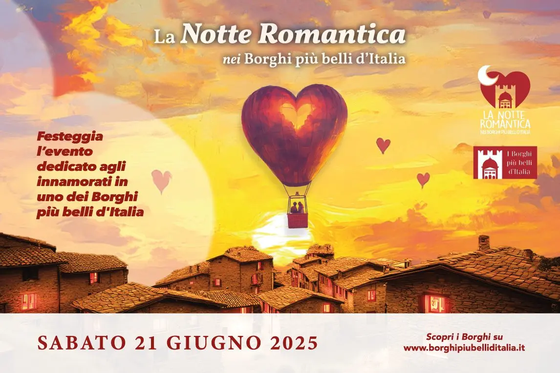 Locandina evento La Notte Romantica nei Borghi più belli d'Italia