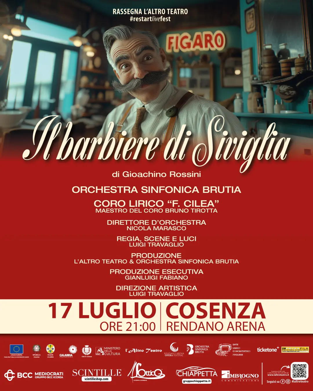 Locandina evento Il barbiere di Siviglia