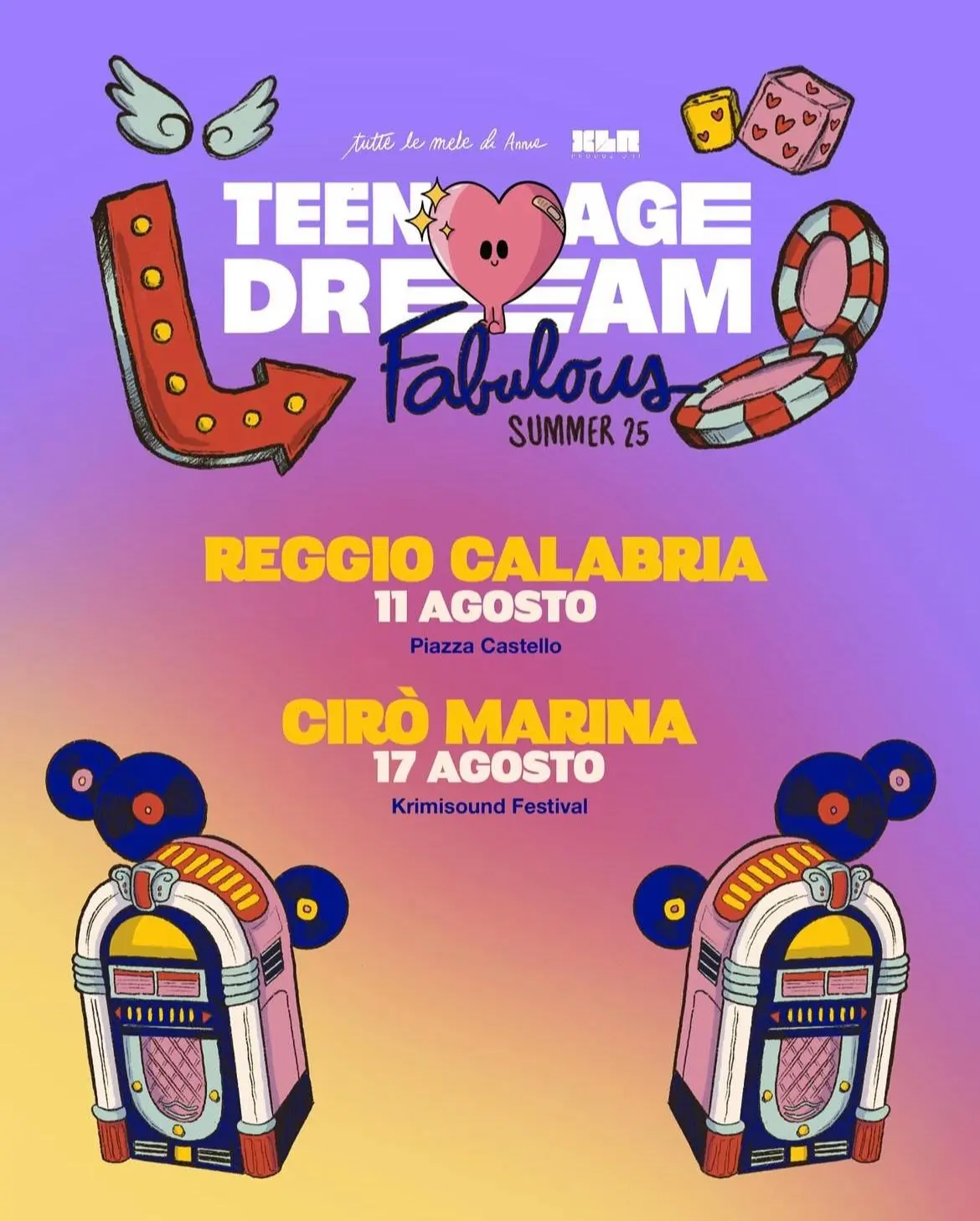 Locandina evento Teenage Dream Party