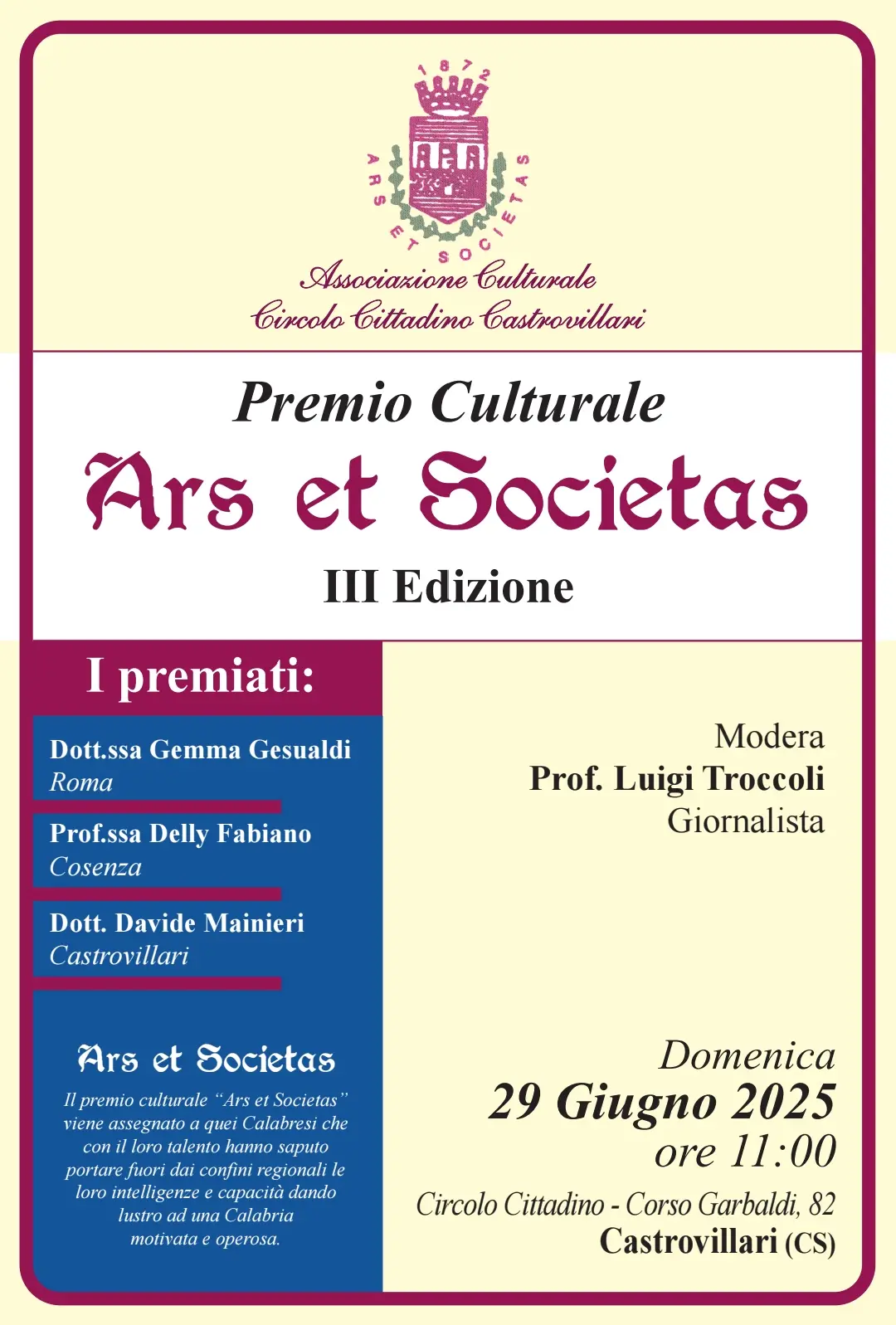 Premio Ars et Societas