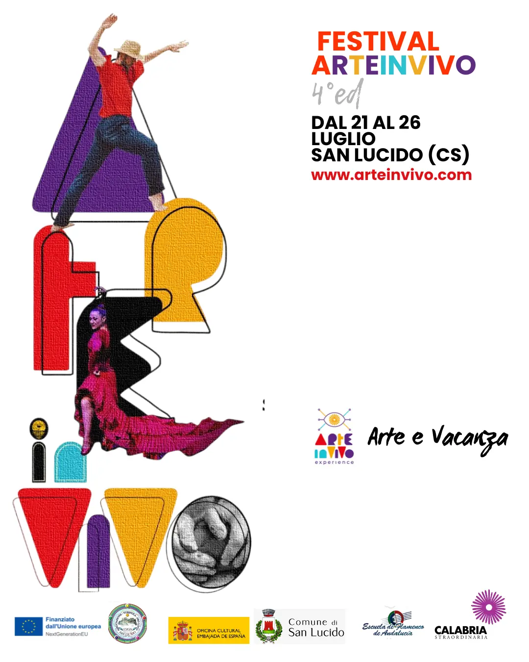 Locandina festival ArteInVivo a San Lucido