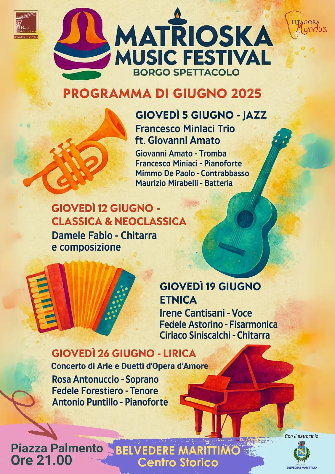 Locandina evento Matrioska Music Festival