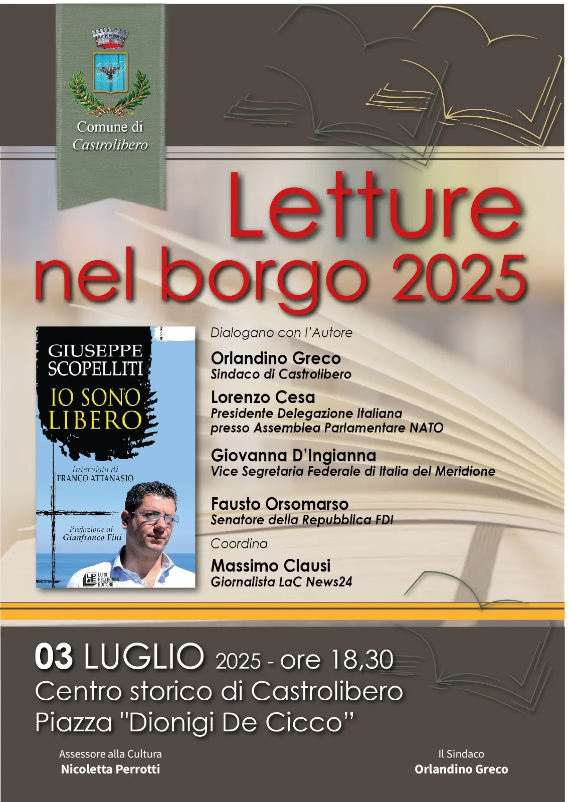 Locandina evento "Letture nel borgo"