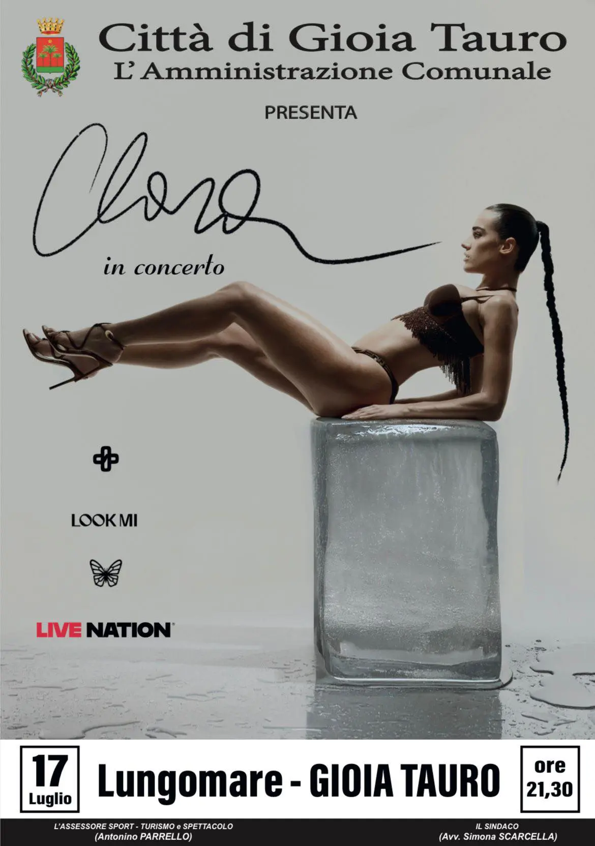 Locandina evento Clara in concerto