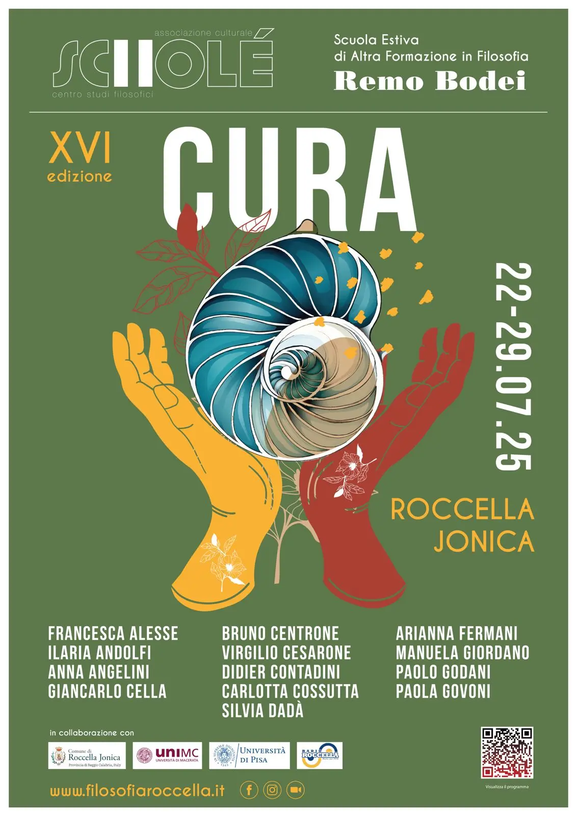 Locandina evento Scuola Estiva di Filosofia Remo Bodei