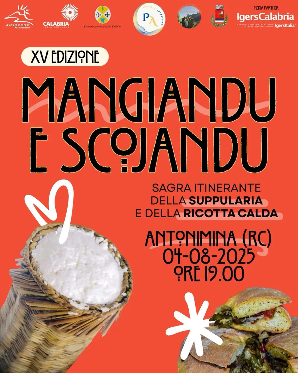 Locandina evento Mangiandu e scojandu