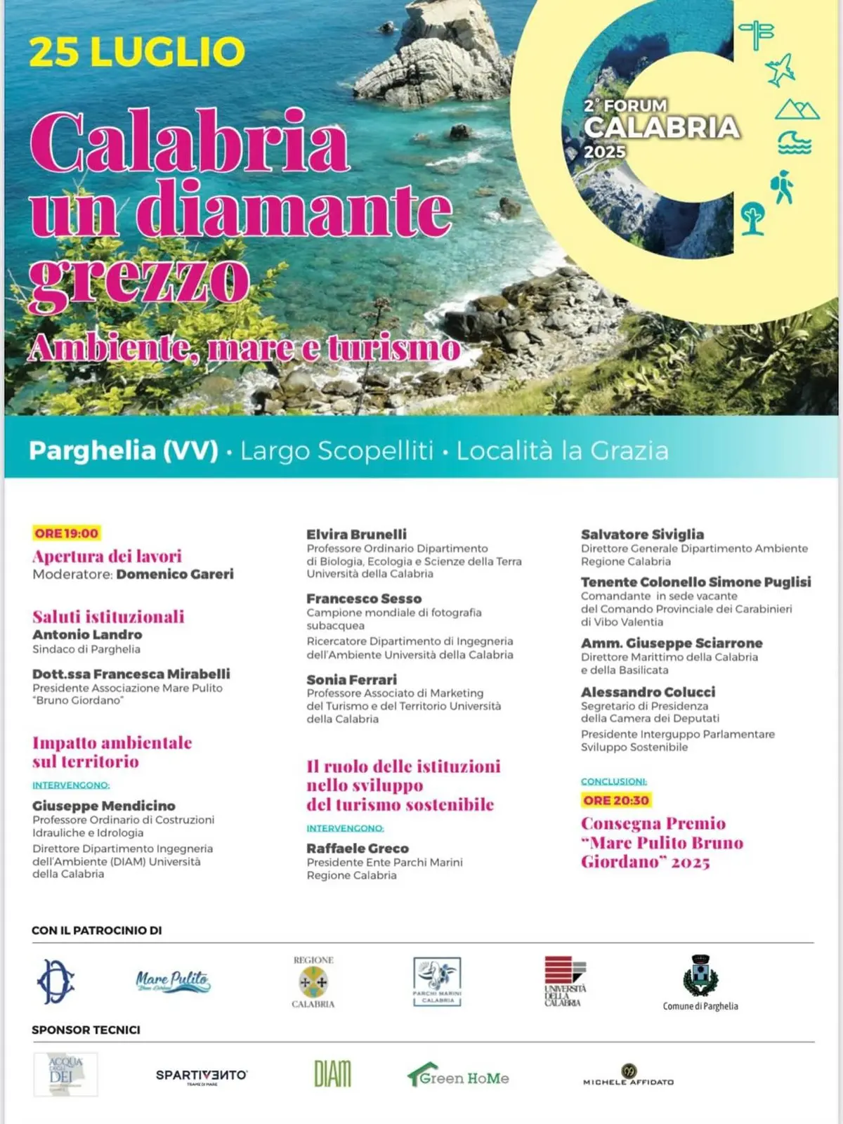 Locandina evento Forum Calabria