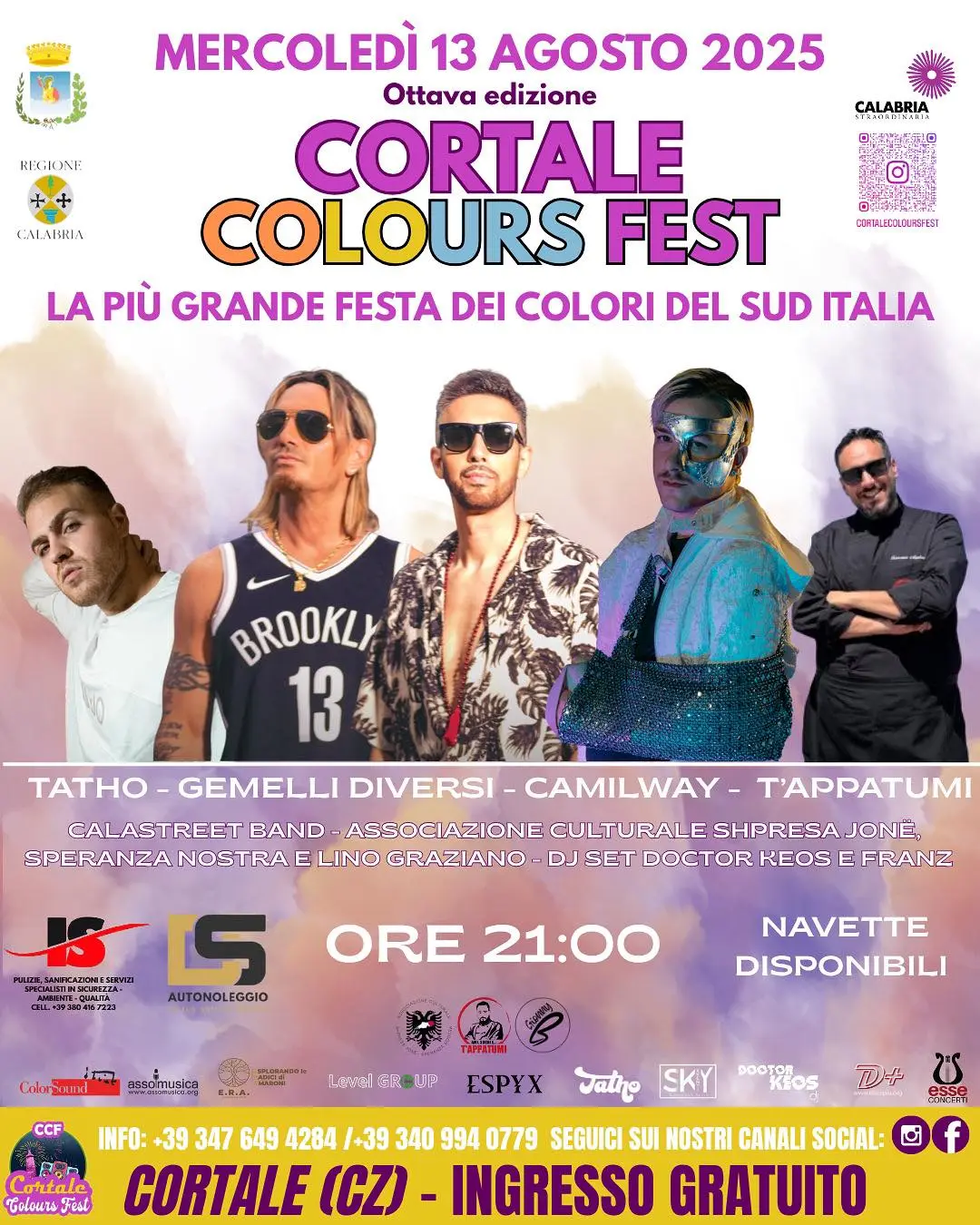 Locandina evento Cortale Colours Fest