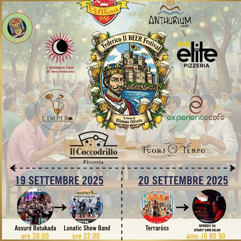 Locandina evento Federico II Beer Festival