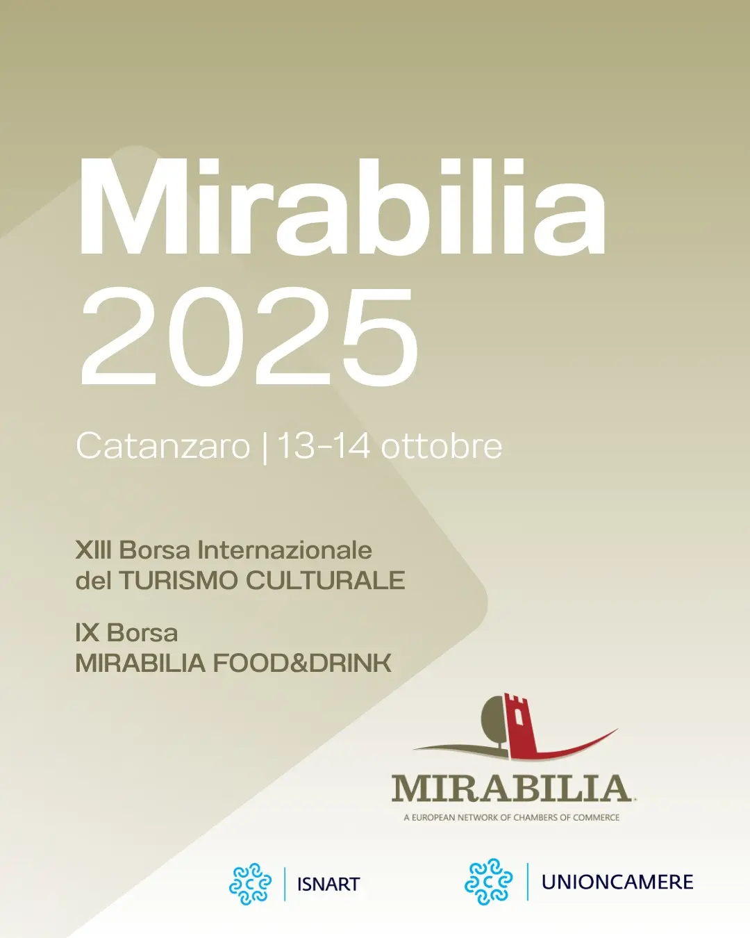 Borsa Internazionale del Turismo Culturale e Mirabilia Food&Drink