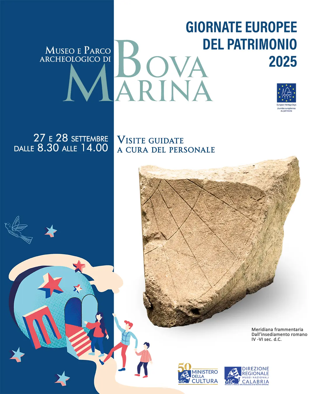 Locandina evento Giornate Europee del Patrimonio Bova Marina
