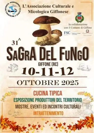 Locandina evento Sagra del Fungo