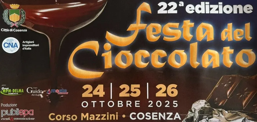 Dal 25 al 27 ottobre 2024, Corso Mazzini a Cosenza si trasformerà nel palcoscenico della tanto attesa Festa del Cioccolato. Questo tradizionale appuntamento accoglierà alcuni tra i più affermati maest(...)