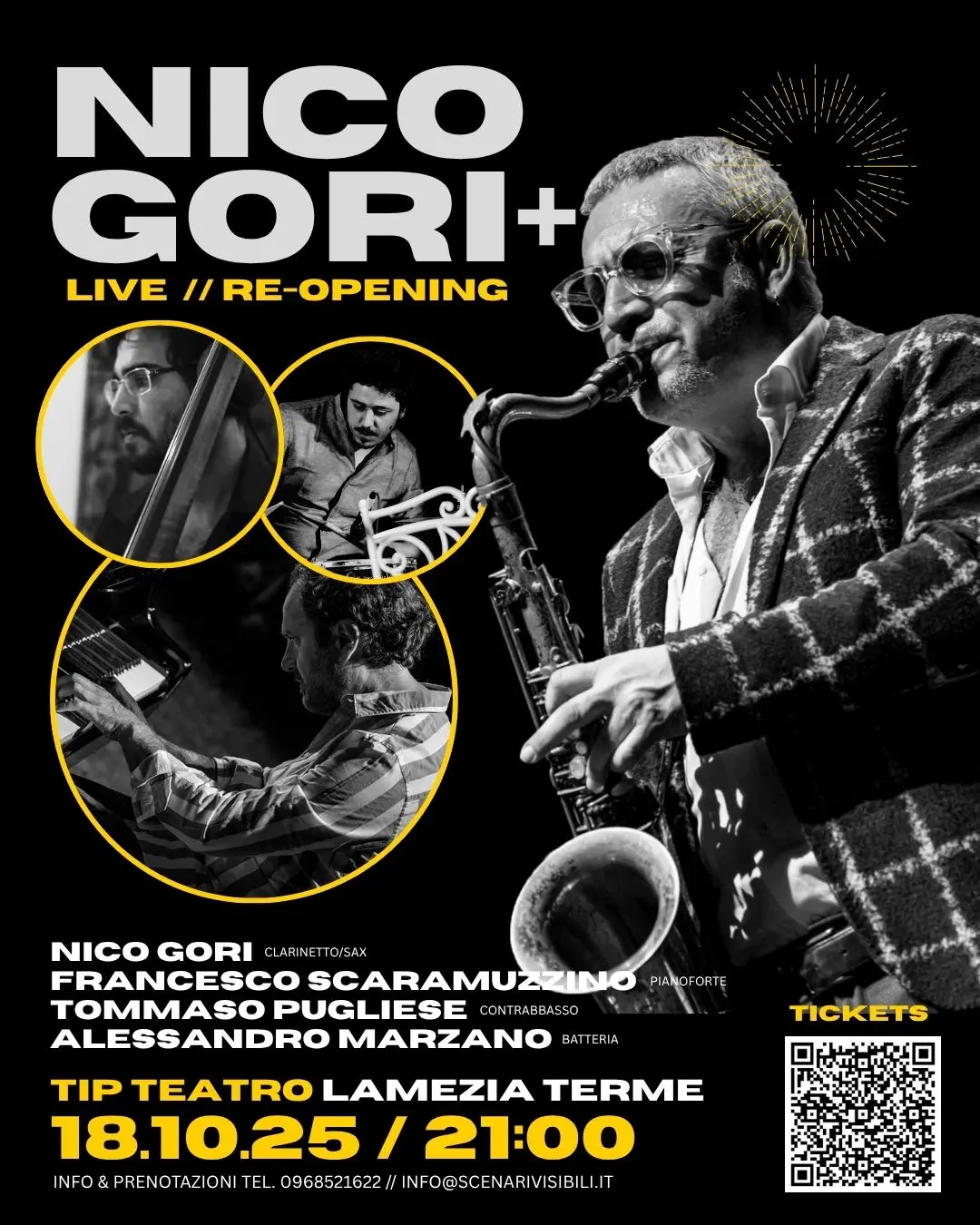Locandina evento Nico Gori