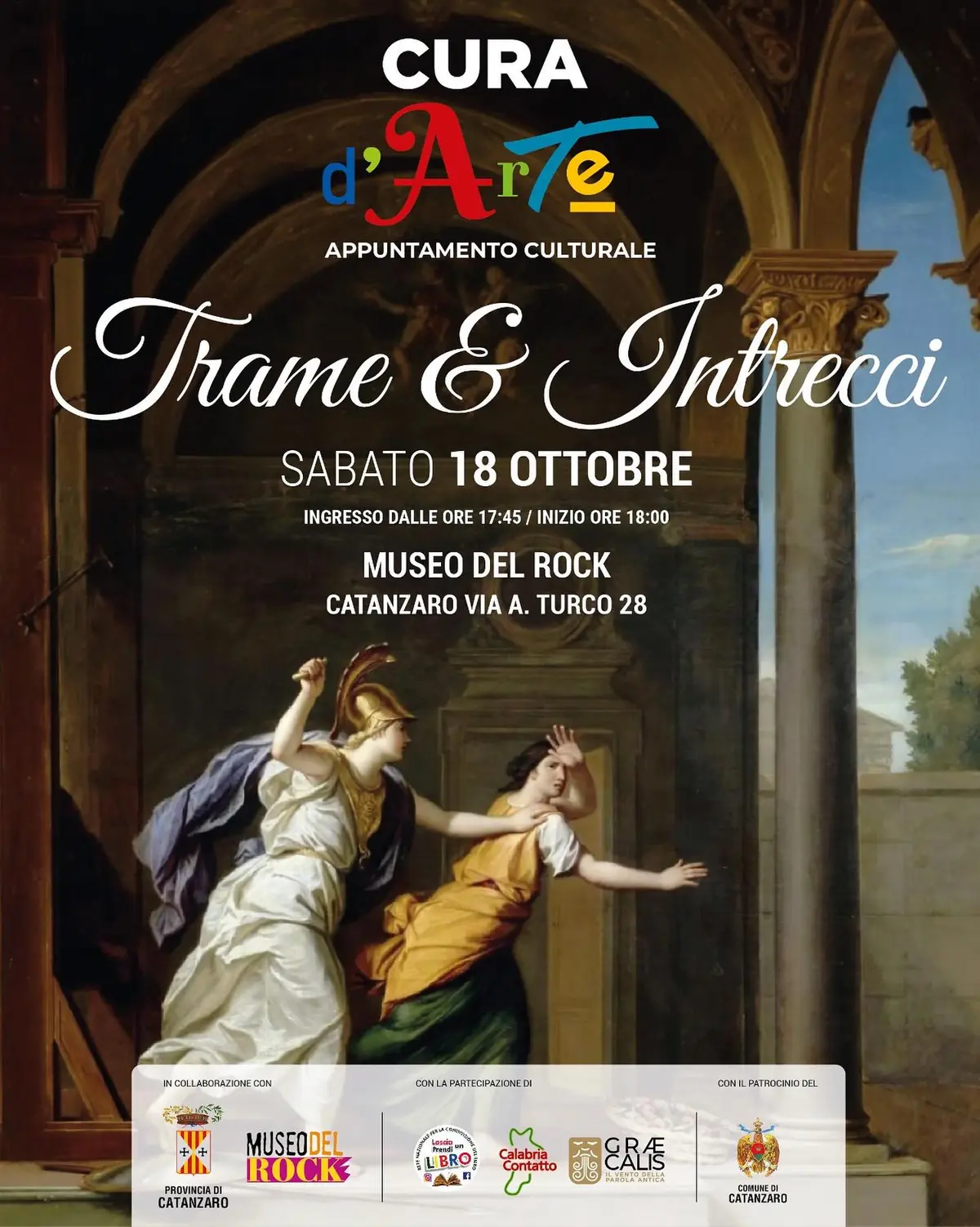 Locandina evento Trame e intrecci