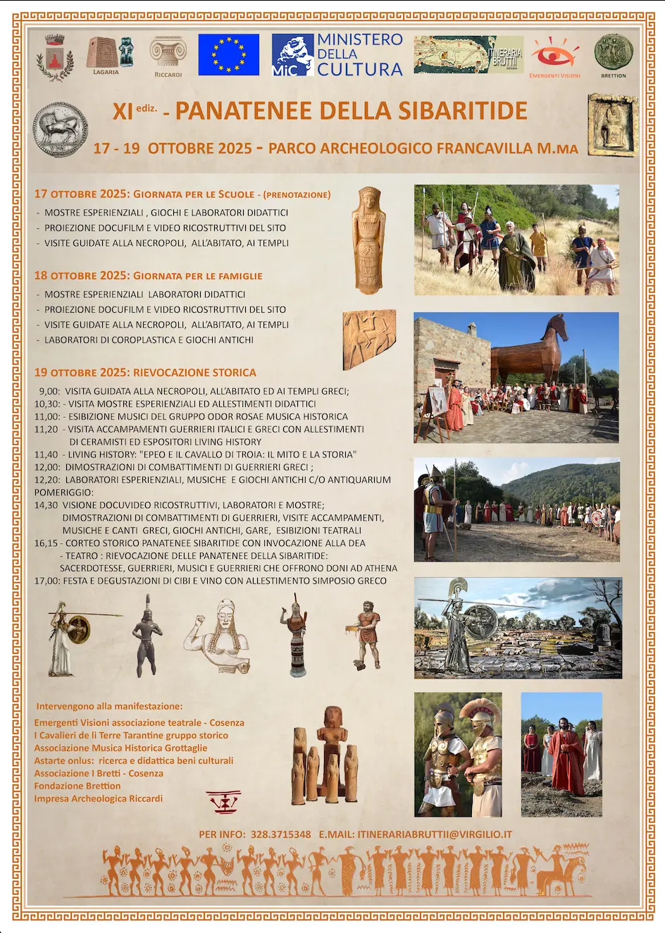 Locandina evento Panatenee della sibaritide