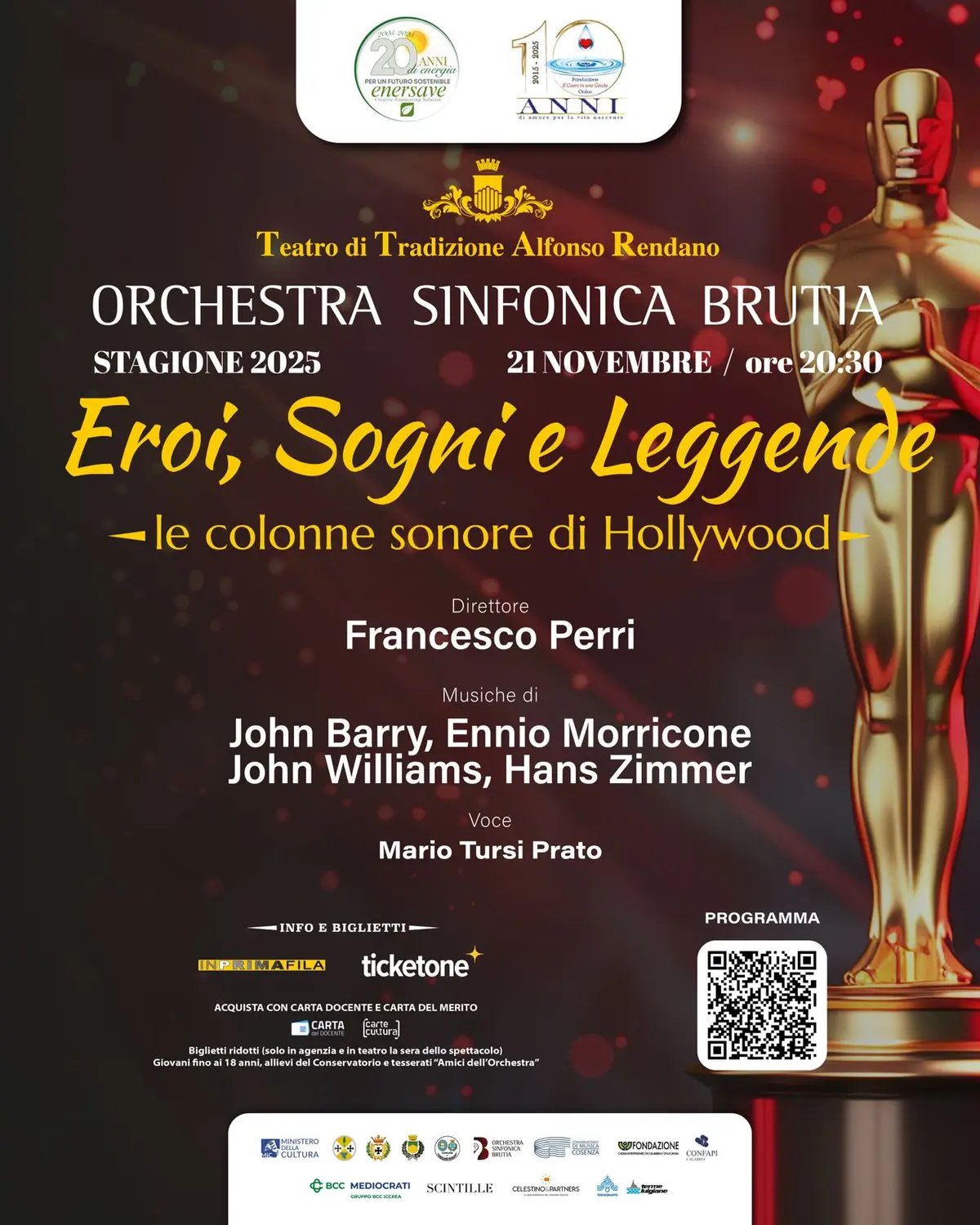 Locandina evento Eroi sogni leggende