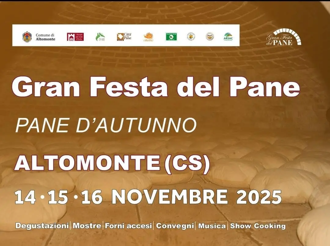 Locandina evento Gran festa del pane