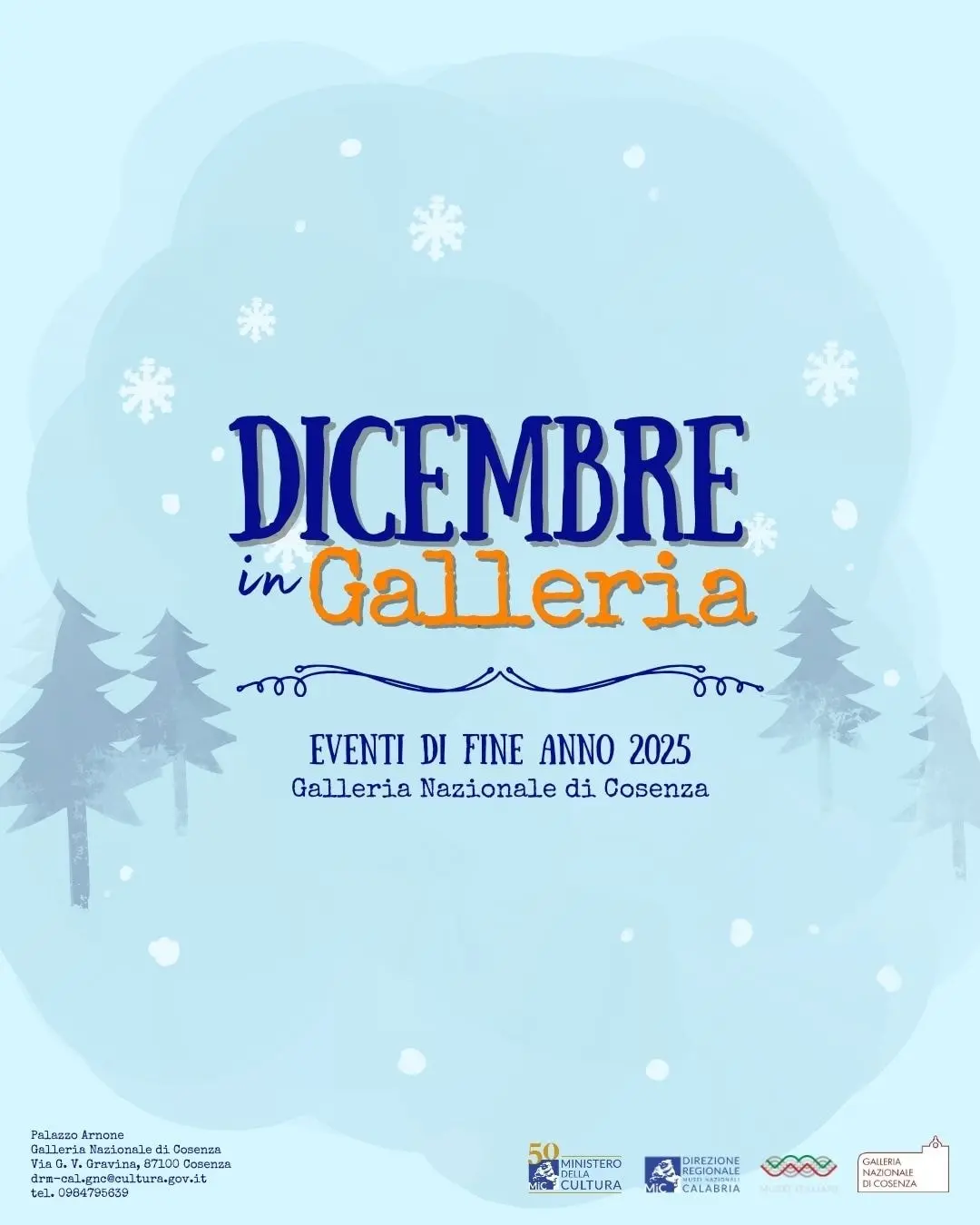 Locandina evento Dicembre in Galleria