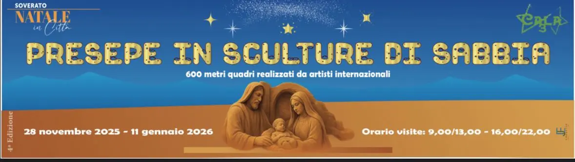 Presepe in Sculture di Sabbia