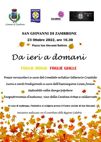 Foglie rosse foglie gialle_Zambrone