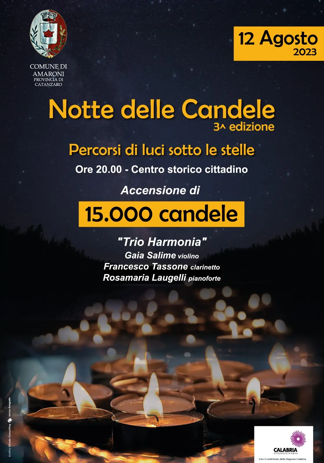 Locandina Notte delle Candele