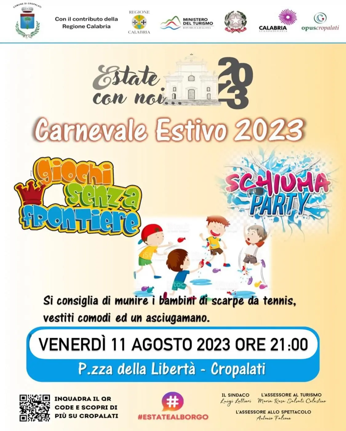 Evento 11 agosto Carnevale Estivo 2023