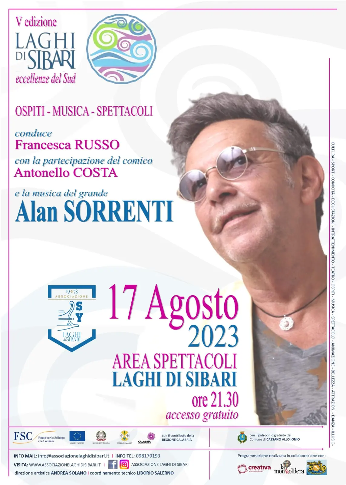 Alan Sorrenti Laghi Sibari