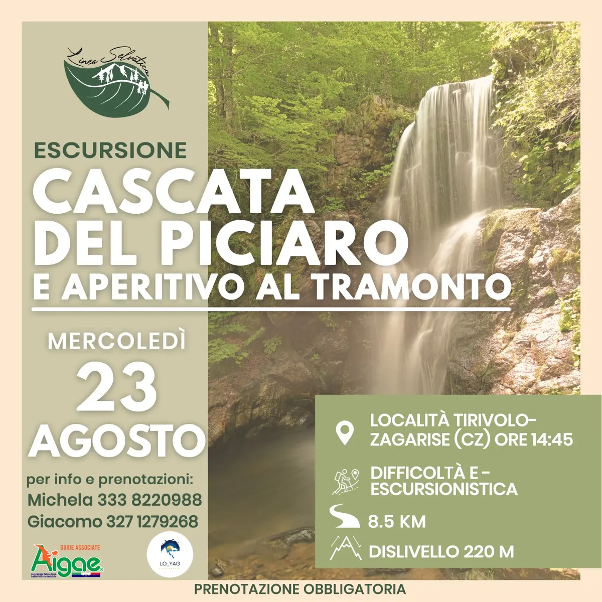 Escursione Gariglione Cascata Piciaro