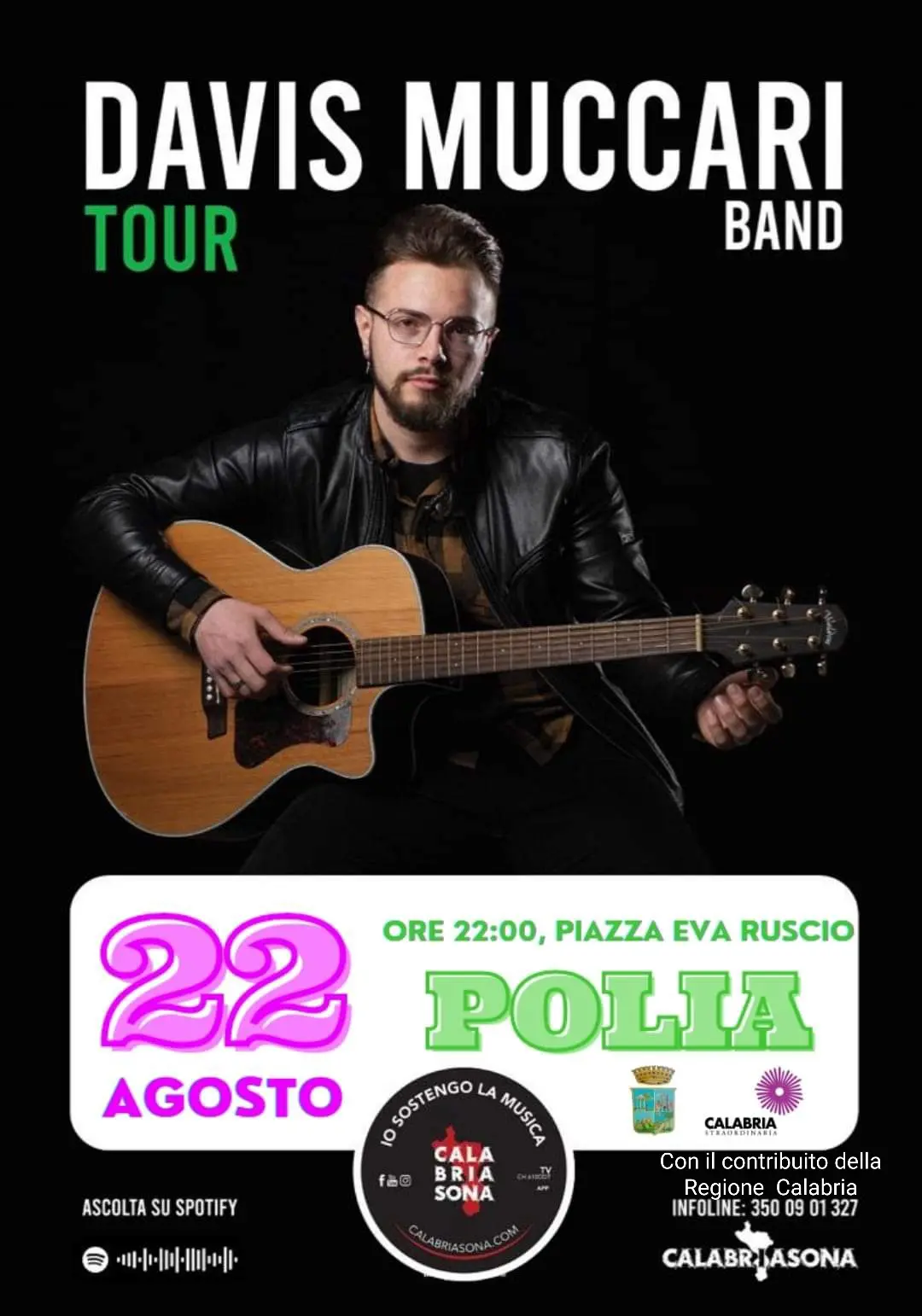 Davis Muccari in concerto a Polia