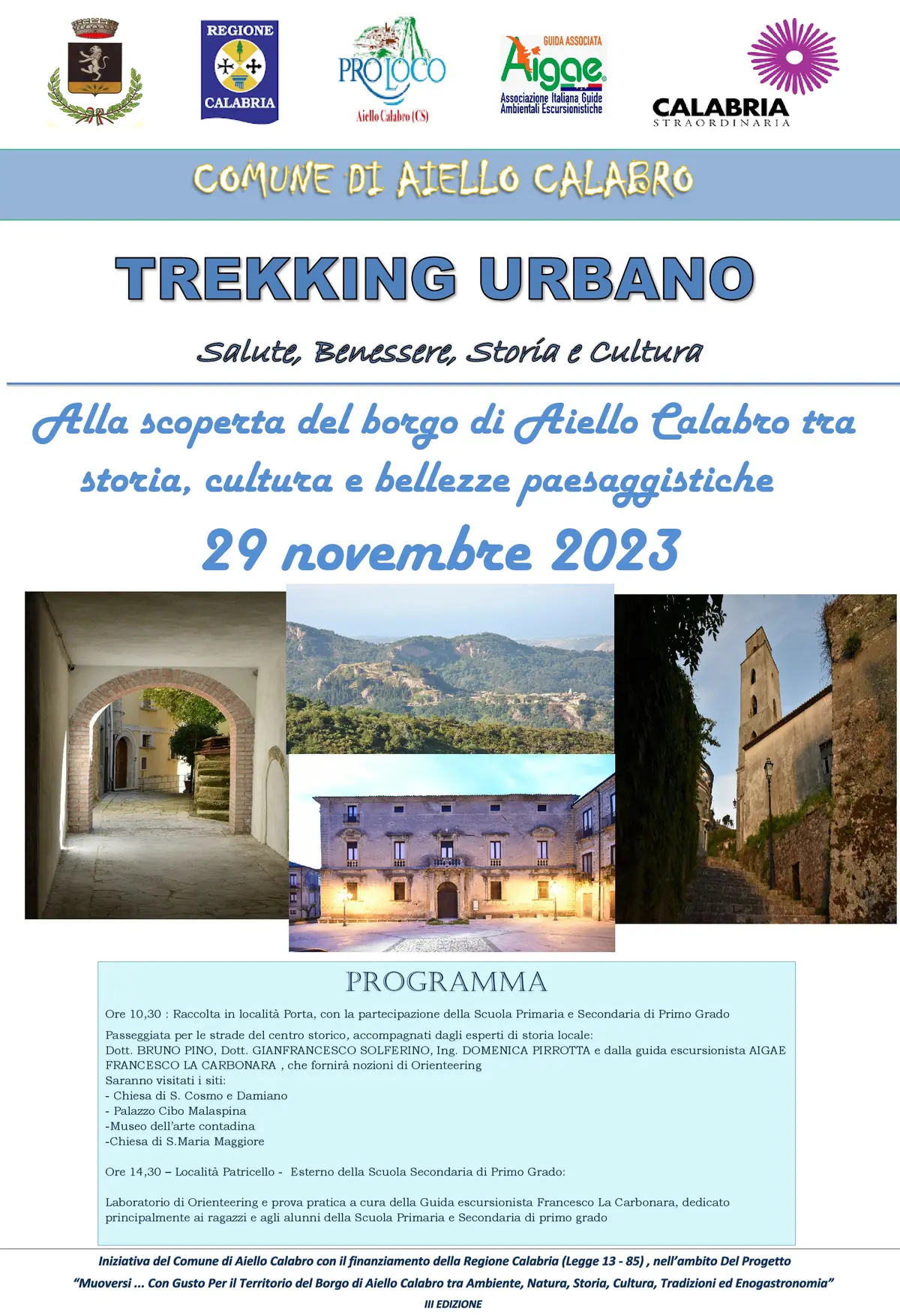 manifesto Trekking urbano