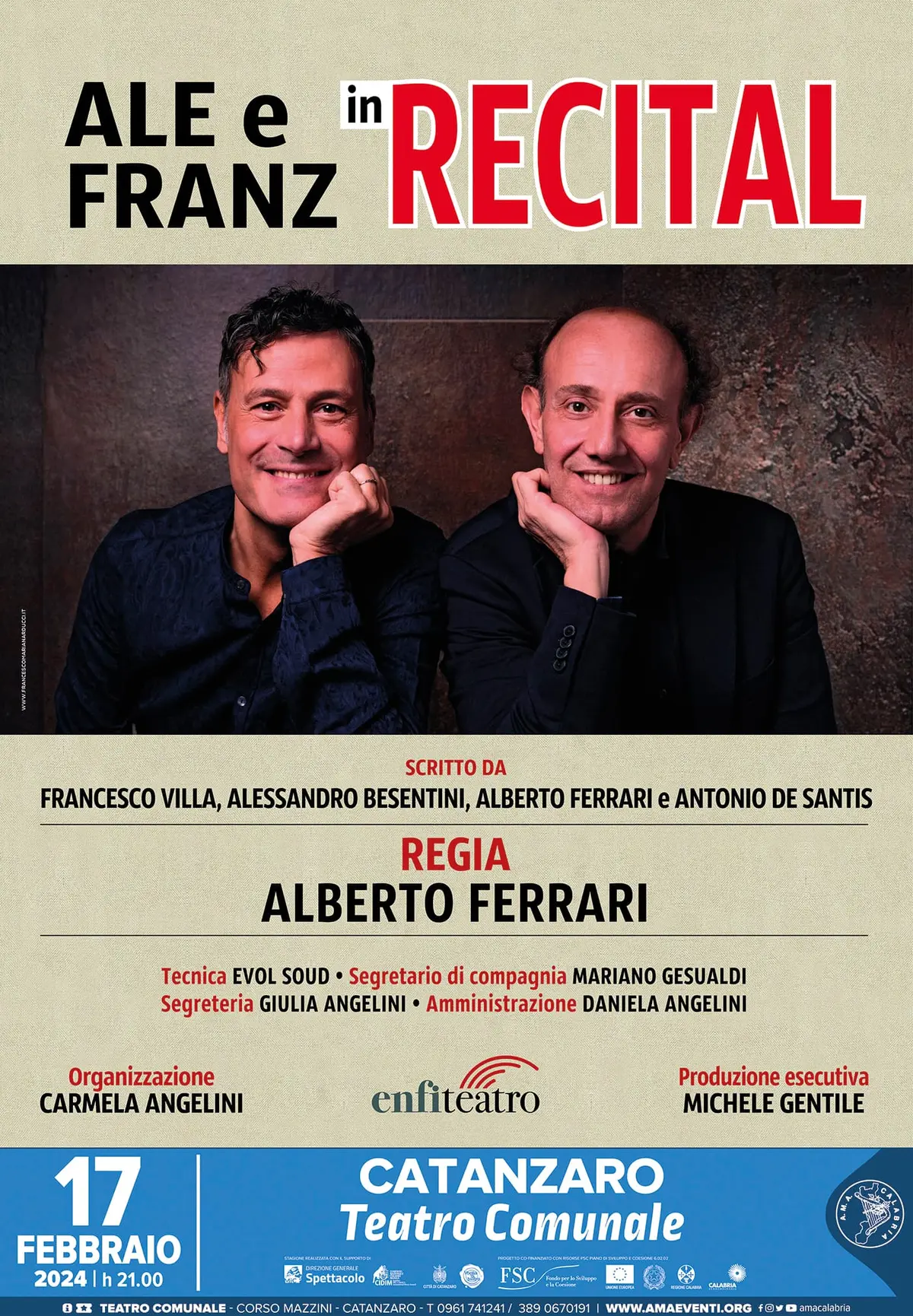 2024 02 17 Catanzaro Recital di Ale e Franz