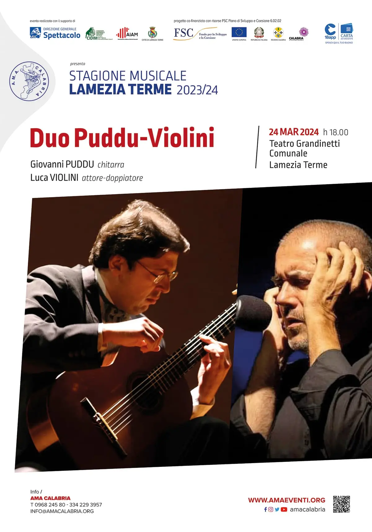 2024 03 24 Lamezia DUO PUDDU-VIOLINI