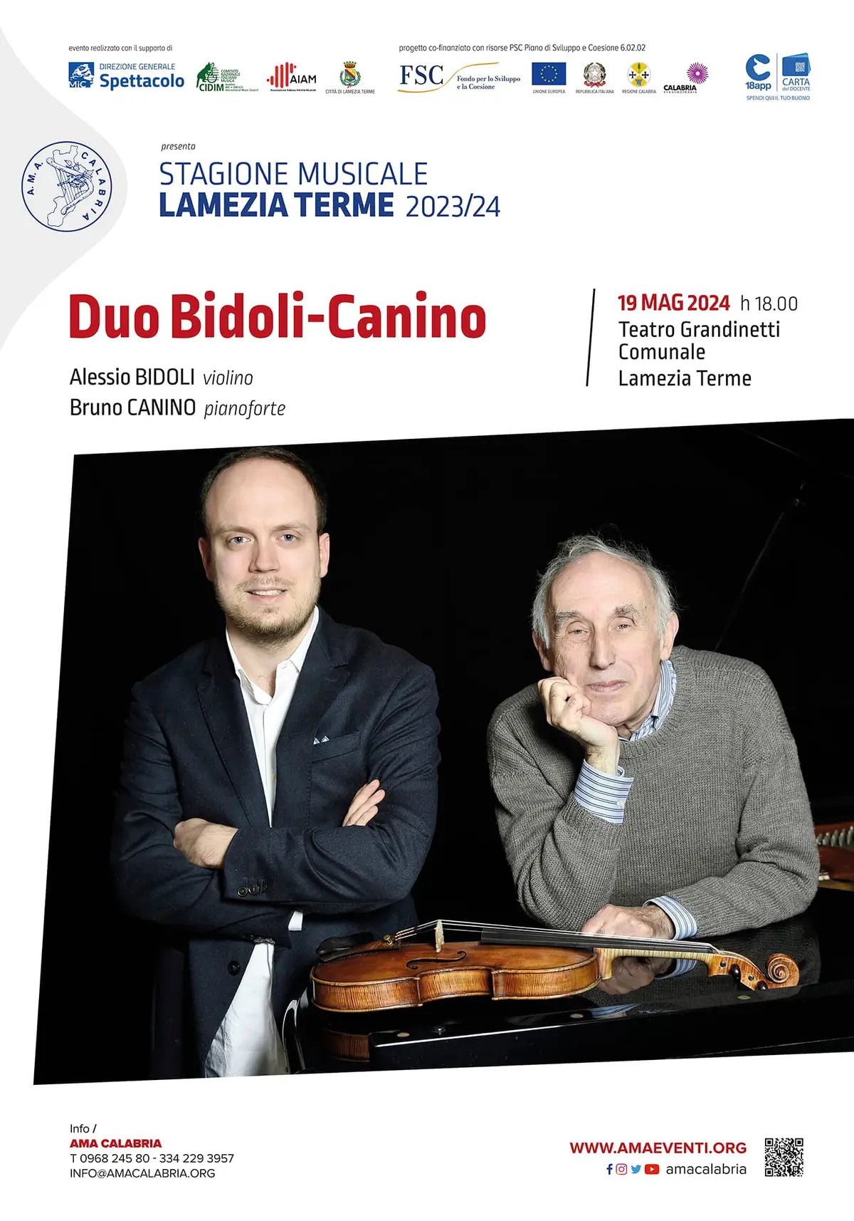 2024 05 19 Lamezia DUO BIDOLI-CANINO