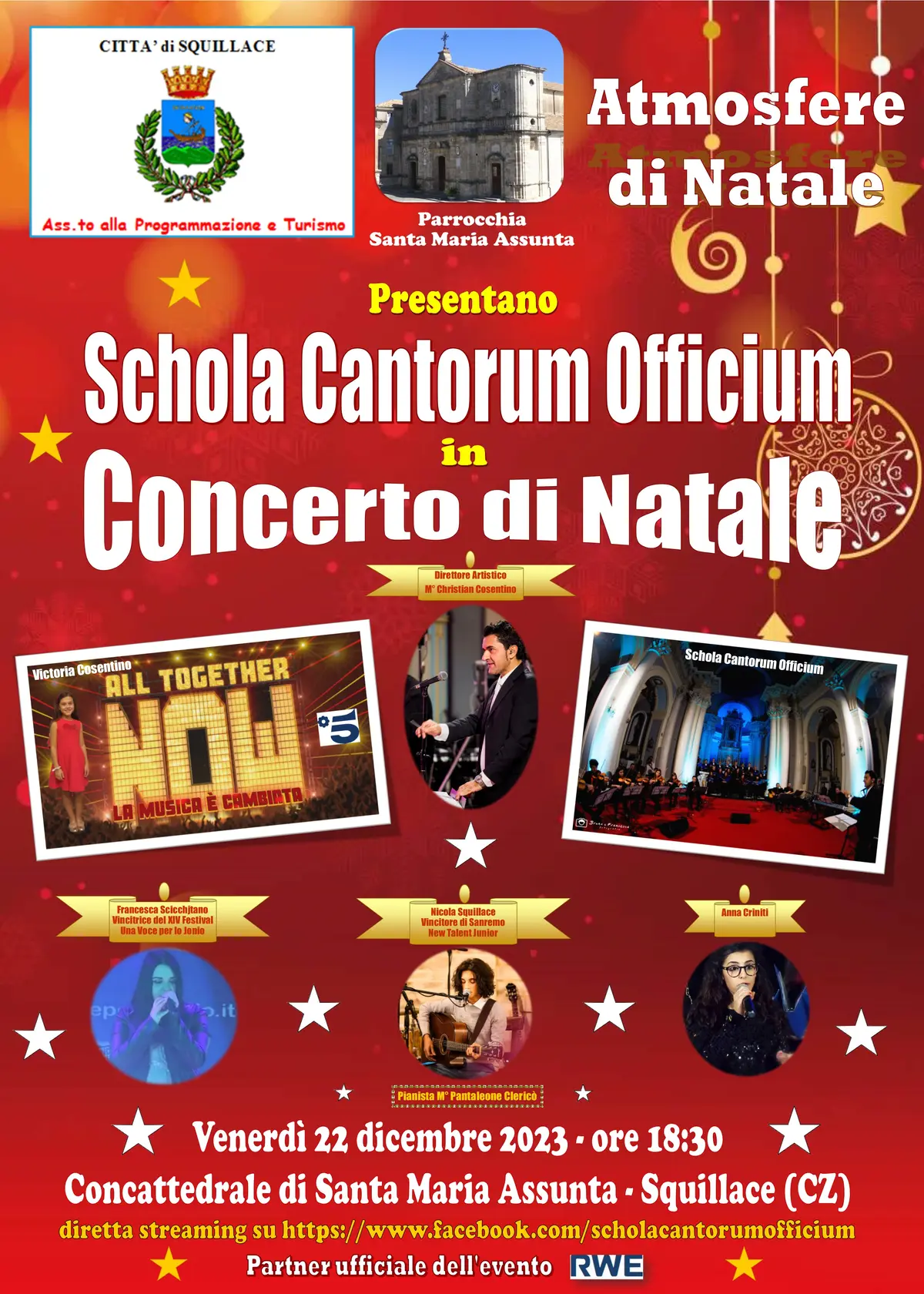 Locandina Concerto di Natale Squillace