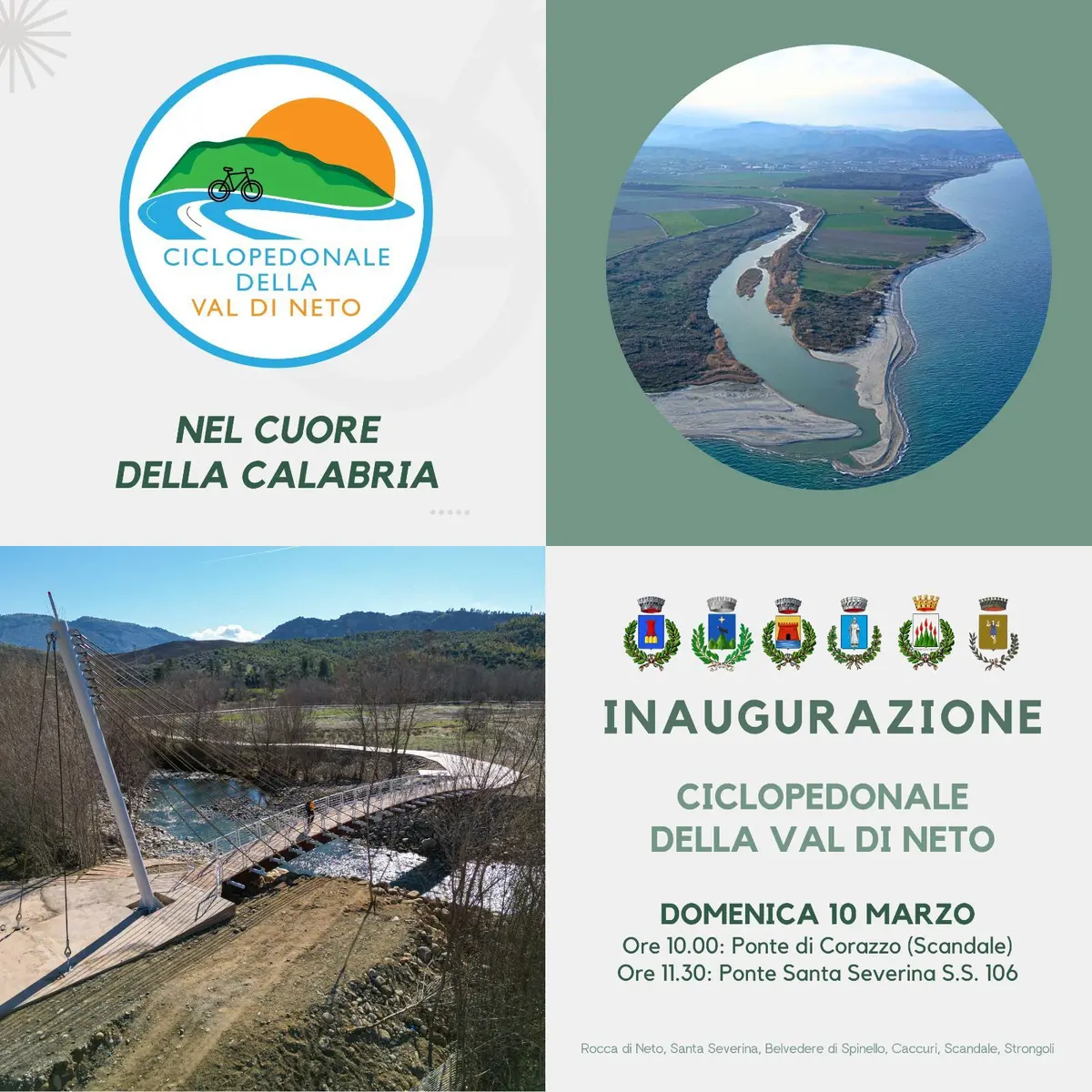 Inaugurazione Ciclopedonale della Val di Neto